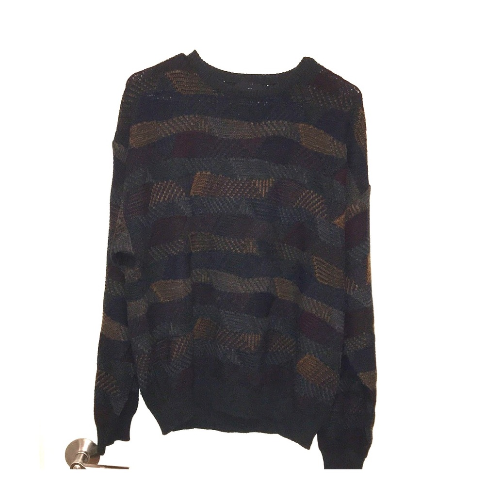 Patterned Knit Marc Edwards Sweater